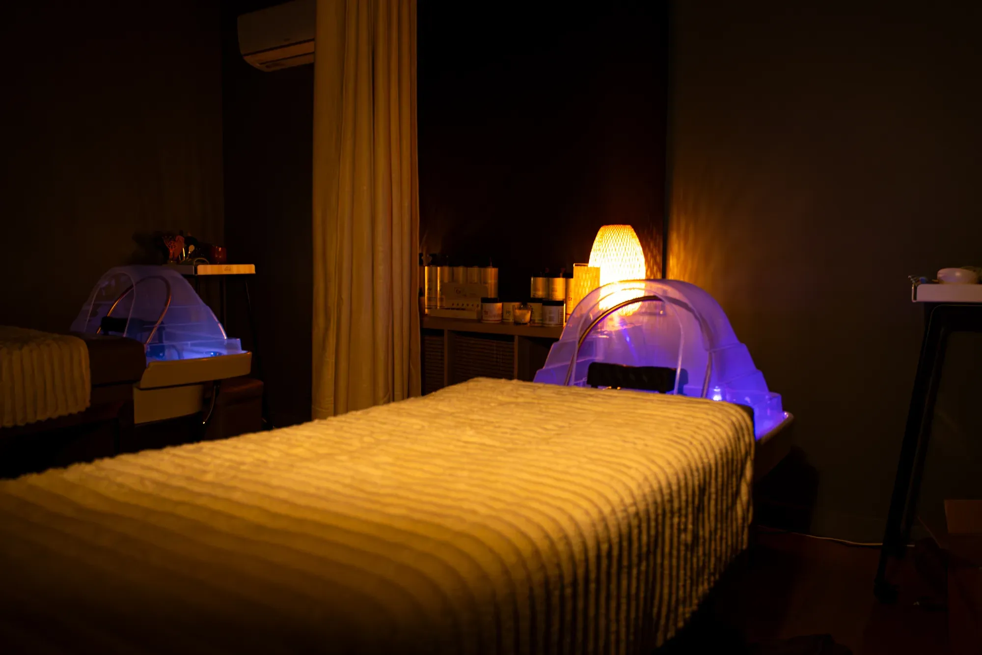 Head spa au salon de Grenoble — La cabine